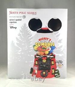 Dept 56 Lot of 2 MICKEY'S GUMBALL EMPORIUM + MICKEY'S BIG BUBBLE CONTEST Disney