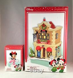 Dept 56 Lot of 2 MINNIE'S DANCE ACADEMY + ARABESQUE Disney DEPARTMENT D56 New