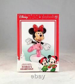 Dept 56 Lot of 2 MINNIE'S DANCE ACADEMY + ARABESQUE Disney DEPARTMENT D56 New