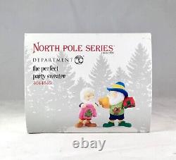Dept 56 Lot of 2 THE ORIGINAL UGLY SWEATER Co + PERFECT PARTY SWEATER North Pole