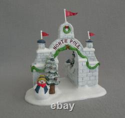 Dept 56 Lot of 4 North Pole Series Village / Box & Light Cords / Christmas Decor