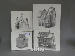 Dept 56 Lot of 4 North Pole Series Village / Box & Light Cords / Christmas Decor