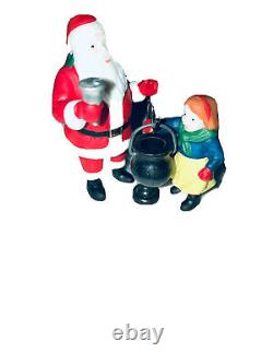 Dept 56 Lot of 5 Santa and Elves Figures North Pole Series 1990's