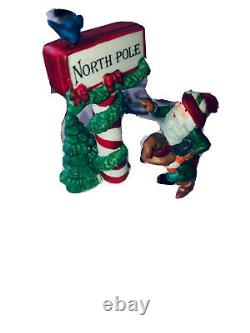 Dept 56 Lot of 5 Santa and Elves Figures North Pole Series 1990's