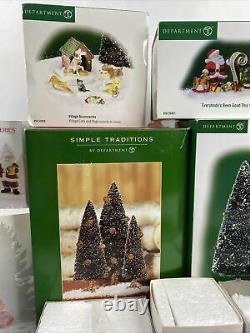 Dept. 56 Lot of Village Accessories North Pole Series Peppermint