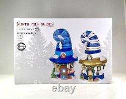 Dept 56 MERRY LANE COTTAGES 7 & 8 Set of 2 #6002878 NORTH POLE Village BRAND NEW