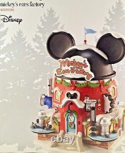 Dept 56 MICKEY'S EARS FACTORY 4020206 NORTH POLE Village D56 DISNEY Brand NEW