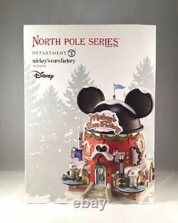 Dept 56 MICKEY'S EARS FACTORY 4020206 NORTH POLE Village D56 DISNEY Brand NEW