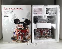 Dept 56 MICKEY'S EARS FACTORY 4020206 NORTH POLE Village D56 DISNEY Brand NEW