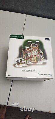 Dept 56 Mickey Mouse Watch Factory 56951 Disney North Pole Snow Village Series