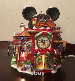 Dept 56 Mickey Mouse Watch Factory North Pole Series WithLight No Box