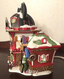 Dept 56 Mickey Mouse Watch Factory North Pole Series WithLight No Box