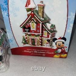 Dept 56 Mickey's Christmas Village Lighted House Mickey's Christmas Castle Mib