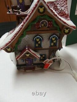Dept 56 Mickey's North Pole Holiday House 2003 Complete Tested Works Great Shape