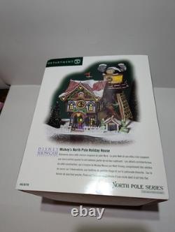 Dept. 56 Mickey's North Pole Holiday House Disney Showcase Christmas 56759 W Box