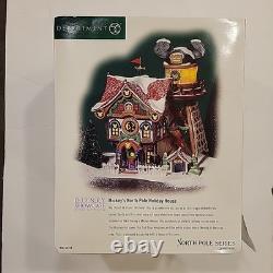 Dept. 56 Mickeys North Pole Holiday House Disney Christmas Lighted Village withBox