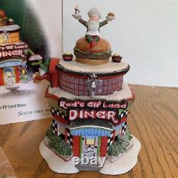 Dept 56 NORTH POLE 2003 RARE Red Elf Land Diner #56765 NEW