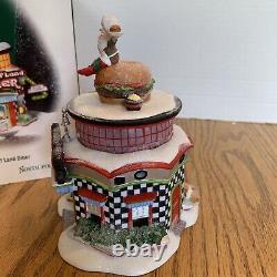 Dept 56 NORTH POLE 2003 RARE Red Elf Land Diner #56765 NEW