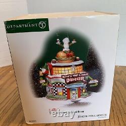 Dept 56 NORTH POLE 2003 RARE Red Elf Land Diner #56765 NEW