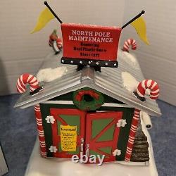 Dept 56 NORTH POLE 2005 RARE North Pole Maintenance #57203 WORKS! MINT