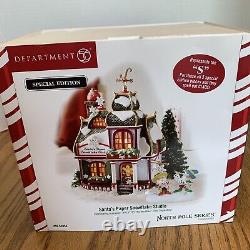 Dept 56 NORTH POLE 2006 RARE Santa's Paper Snowflake Studio S #56956 NEW