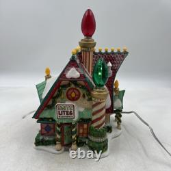 Dept 56 NORTH POLE 2008 Brite Lights Bulb Factory #799997