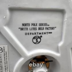 Dept 56 NORTH POLE 2008 Brite Lights Bulb Factory #799997