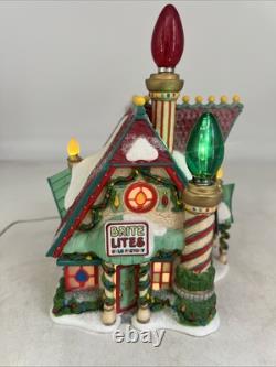 Dept 56 NORTH POLE 2008 Brite Lights Bulb Factory #799997