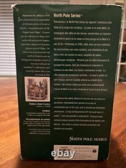 Dept 56 NORTH POLE 2008 RARE Robbie's Robot Factory #799998 READ