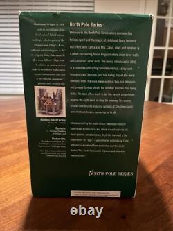 Dept 56 NORTH POLE 2008 RARE Robbie's Robot Factory #799998 READ