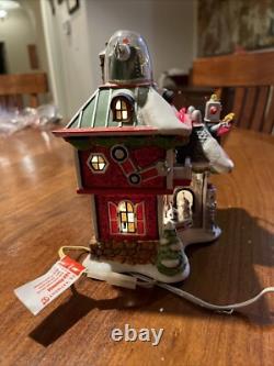 Dept 56 NORTH POLE 2008 RARE Robbie's Robot Factory #799998 READ