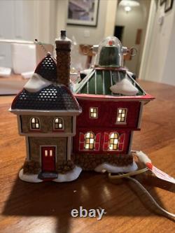 Dept 56 NORTH POLE 2008 RARE Robbie's Robot Factory #799998 READ