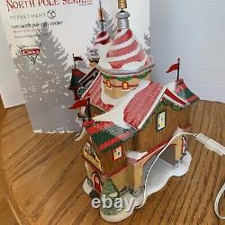 Dept 56 NORTH POLE 2011 Disney Cars 2 North Pole Rally Center #4023616 MINT