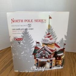 Dept 56 NORTH POLE 2011 Disney Cars 2 North Pole Rally Center #4023616 MINT