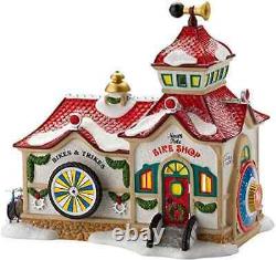 Dept 56 NORTH POLE BIKE SHOP North Pole Village 4025281 DEALER STOCK-NEW IN BOX