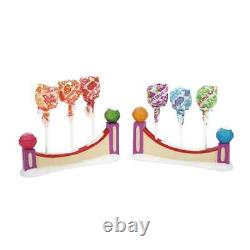 Dept 56 NORTH POLE DUM-DUMS FLAVOR MAKERS SET OF 3 Taste Buds, Tasteful Fence