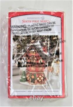 Dept 56 NORTH POLE FINEST WOODEN TOYS 6009828 NRFB 2023 Village ready for paint