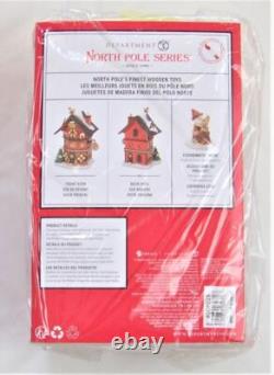 Dept 56 NORTH POLE FINEST WOODEN TOYS 6009828 NRFB 2023 Village ready for paint