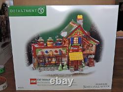 Dept 56 NORTH POLE LEGO BUILDING CREATION STATION 2001 NEW