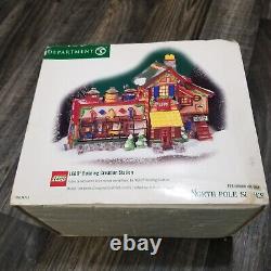 Dept 56 NORTH POLE LEGO BUILDING CREATION STATION Brand New In box