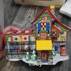 Dept 56 NORTH POLE LEGO BUILDING CREATION STATION Brand New In box