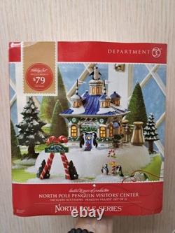 Dept 56 NORTH POLE PENGIUN VISITORS' CENTER #805547 (COMPLETE) PRISTINE