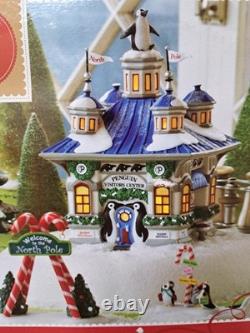 Dept 56 NORTH POLE PENGIUN VISITORS' CENTER #805547 (COMPLETE) PRISTINE