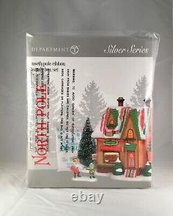 Dept 56 NORTH POLE RIBBON CANDY BOX Set /4 Sweet Shop 6004811 Department D56 New