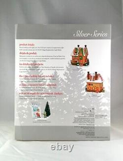 Dept 56 NORTH POLE RIBBON CANDY BOX Set /4 Sweet Shop 6004811 Department D56 New