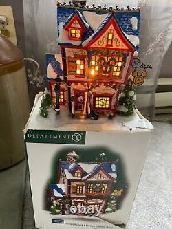 Dept 56 NORTH POLE WALT DISNEY MICKEY SCROOGE MCDUCK MARLEY'S COUNTING HOUSE