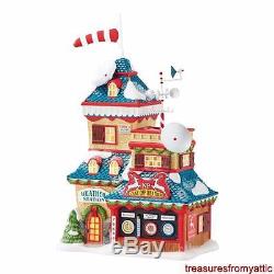 Dept 56 NORTH POLE WEATHER STATION #4050963 NRFB 2016 Village Last Test Takeoff