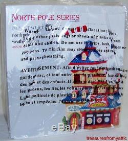 Dept 56 NORTH POLE WEATHER STATION #4050963 NRFB 2016 Village Last Test Takeoff