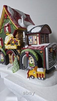 Dept 56 NPS Dumpy's Toy Trucks 799915 Retired 2009 Mint, House, Lighted, NIOB