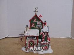 Dept. 56 North Pole 2006 Candy Cane Corner C Weathervane #56.5692 HTF Excellent